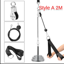 Load image into Gallery viewer, Fitness DIY Gym Pulley Cable System
