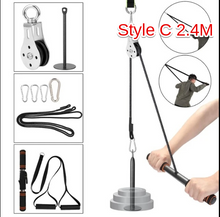 Load image into Gallery viewer, Fitness DIY Gym Pulley Cable System
